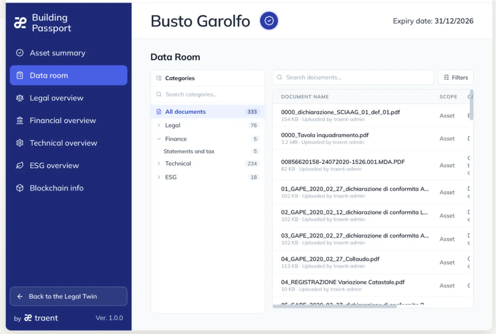 Busto Garolfo evidence room